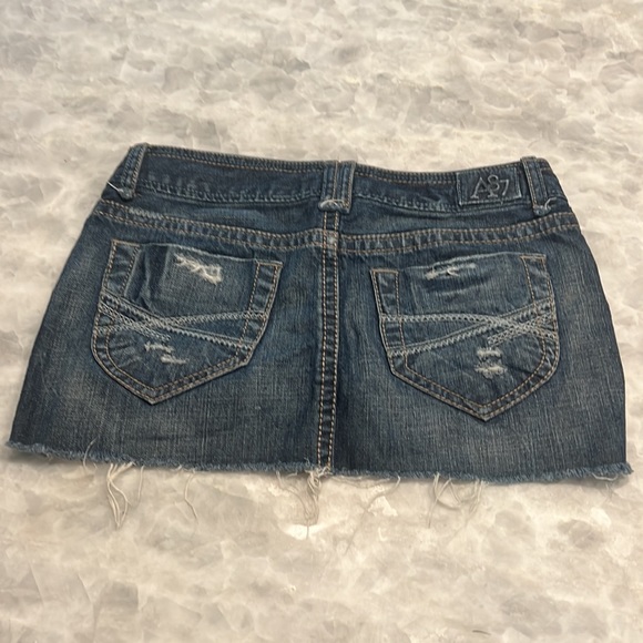 Distressed Jean Skirt - Picture 2 of 4